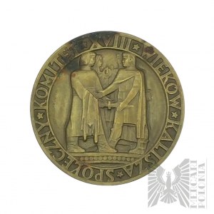 PRL, Varsovie, 1960. - Médaille de la Monnaie de Varsovie, XVIIIe siècle de Kalisz - Dessinée par Józef Gosławski