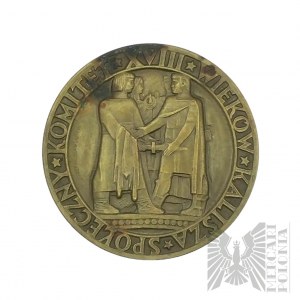 PRL, Warschau, 1960. - Die Medaille der Warschauer Münze, XVIII. Jahrhundert von Kalisz - Entwurf von Józef Gosławski