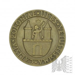 PRL, Varsovie, 1960. - Médaille de la Monnaie de Varsovie, XVIIIe siècle de Kalisz - Dessinée par Józef Gosławski