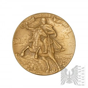 PRL, 1983. - Medaille zum 300. Jahrestag der Schlacht bei Wien 1983, Jubiläumsausstellung in Wilanów - Ruhm und Ehre von Jan III. 1683-1983 - Entwurf von Grzegorz Kowalski.