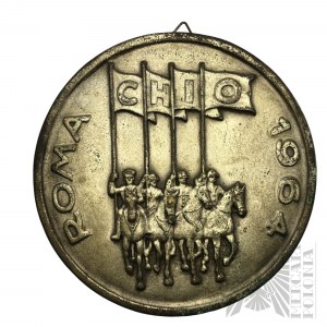 Itálie, 1964 - Medaile OSN na Mezinárodní výstavě koní v Římě 1964