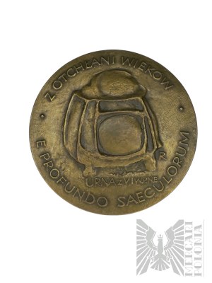 PRL, 1978. - Medaille E Profundo Saeculorum - Polnische Archäologische und Numismatische Gesellschaft 1953-1973 - Entwurf von Barbara Lis-Romańczuk