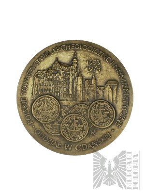 PRL, 1978. - Medaille E Profundo Saeculorum - Polnische Archäologische und Numismatische Gesellschaft 1953-1973 - Entwurf von Barbara Lis-Romańczuk