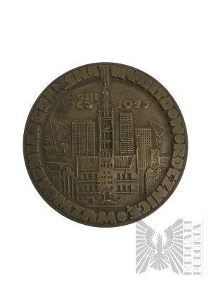 Pologne communiste, 1975. - Médaille aux présidents de la ville de Gdansk / Anniversaire de la libération de Gdansk 30 III 1945 - Dessin de Viktor Tolkin