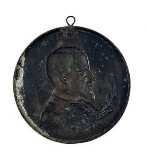 Plaketový medailon Henryk Sienkiewicz 1900.