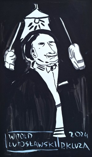Paweł Kluza ( 1983 ), portrét - Witold Lutosławski, 2024