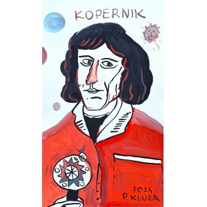Pawel Kluza ( 1983 ), portrait - Mikolaj Kopernik, 2024