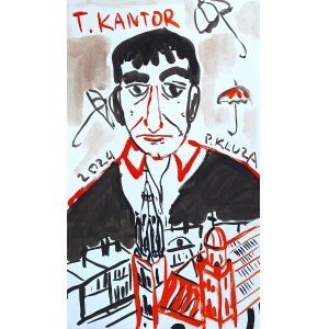 Paweł Kluza ( 1983 ), portrait - Tadeusz Kantor, 2024