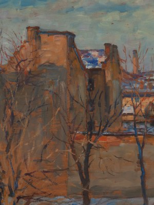 Erno Erb (1878 Lviv (?) - 1943 Lviv), Roofs of Lviv, 1924