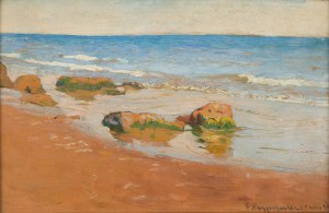 Feliks Michał Wygrzywalski (1875 Przemyśl - 1944 Rzeszów), On the coast of Italy, 1905