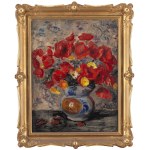 Wojciech Weiss (1875 Leorda, Roumanie - 1950 Cracovie), Coquelicots dans un vase