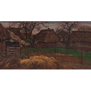 Stanislaw Czajkowski (1878 Warsaw - 1954 Sandomierz), Rural homestead, 1909