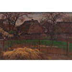 Stanislaw Czajkowski (1878 Warsaw - 1954 Sandomierz), Rural homestead, 1909