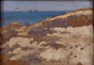 Stanisław Czajkowski (1878 Varsavia - 1954 Sandomierz), Paesaggio marino, 1917