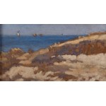 Stanisław Czajkowski (1878 Varsovie - 1954 Sandomierz), Paysage de bord de mer, 1917