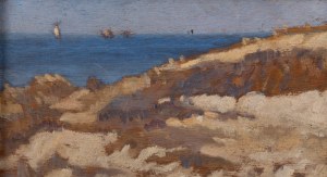 Stanisław Czajkowski (1878 Varsovie - 1954 Sandomierz), Paysage de bord de mer, 1917