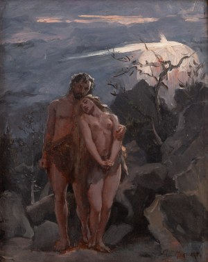 Paweł Merwart (1855 Marianówka - 1902 Saint-Pierre), Adam und Eva