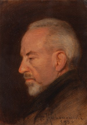 Roman Kazimierz Kochanowski (1857 Kraków - 1945 Freising, Bawaria), Portret mężczyzny, 1920