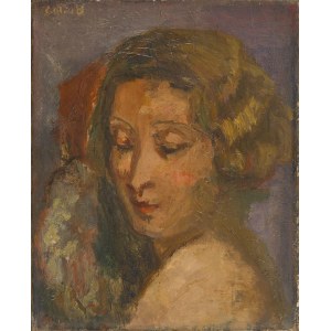 Henryk Gotlib (1890 Cracovie - 1966 South Godstone (Angleterre)), Portrait d'une jeune fille blonde