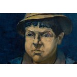 Rajmund Kanelba (Kanelbaum) (1897 Warschau - 1960 London), Porträt eines Mannes mit Hut