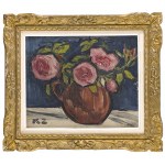 Kazimierz Zieleniewski (1888 Tomsk, Siberia - 1931 Naples), Roses in a vase