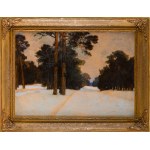 Stefan Popowski (1870 Warschau - 1937 Warschau), Winterlandschaft, 1924