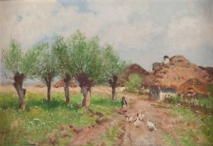 Adam Setkowicz (1879 Cracovie - 1945 Cracovie), La petite oie