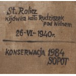 Stanislaw Rolicz (1913 Manchuria - 1997 Sopot), Kievka near Rudziszki near Vilnius, 1940