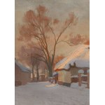 Władysław Szczepanik (1891 Tarnopol - 1961 Wrocław), Winter Landscape, 1925