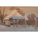 Władysław Szczepanik (1891 Tarnopol - 1961 Wrocław), Paesaggio invernale, 1925