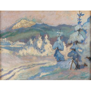 Stanisław Kamocki (1875 Warsaw - 1944 Zakopane), Winter in the mountains