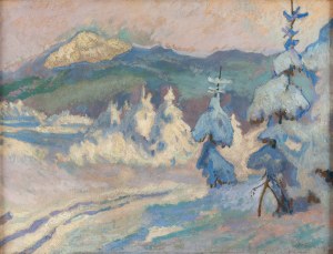 Stanisław Kamocki (1875 Warsaw - 1944 Zakopane), Winter in the mountains