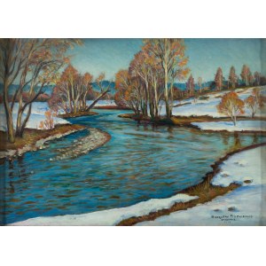 Mieczyslaw Filipkiewicz (1891 Krakow - 1951 Krakow), Tatra stream, 1936