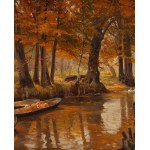 Walter Moras (1854 - 1925), Herbst im Park