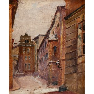 Ignacy Pinkas (1888 Jaslo - 1935 Cracovie), Rue Thunovská à Prague (Thunovská ulice), 1925