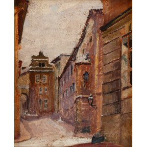 Ignacy Pinkas (1888 Jasło - 1935 Kraków), Ulica Thunovska w Pradze (Thunovská ulice), 1925