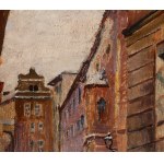Ignacy Pinkas (1888 Jaslo - 1935 Cracovie), Rue Thunovská à Prague (Thunovská ulice), 1925