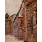 Ignacy Pinkas (1888 Jaslo - 1935 Krakow), Thunovska Street in Prague (Thunovská ulice), 1925