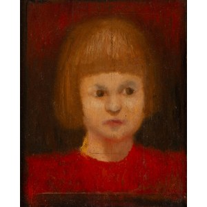 Jerzy Herbst (1907 Humań, Ukrajina - 1975 Varšava), Portrét Terezy z Herbstu Winklerové, dcery umělce, 1938