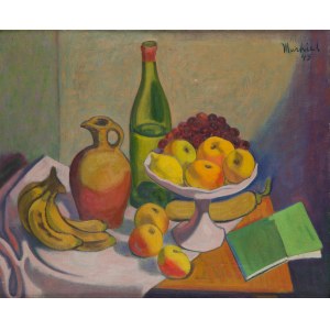 Jakub Markiel (1911 Łódź - 2008 Łódź), Martwa naura z jugem, 1949