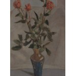 Benn Bencion Rabinowicz (1905 Bialystok - 1989 Parigi), Rose in vaso