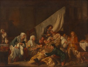 Autor neznámý (19. století), Smrt matky, Jean-Baptiste Greuze