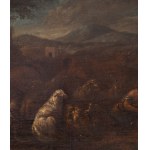 Western European painter, 17th century, Shepherds in the type of Leandro Bassano