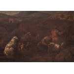 Western European painter, 17th century, Shepherds in the type of Leandro Bassano