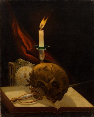 Jan Moraczynski, Still Life Vanitas, 1851