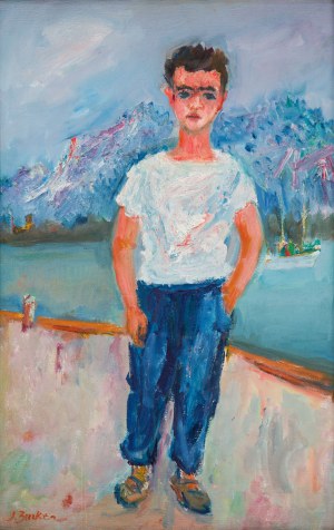 Jakub Zucker (1900 Radom - 1981 New York), On the bank of the river