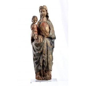 Artista toscano, XIV - XV secolo, Panna s dieťaťom
