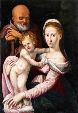 Scuola fiorentina, secondo quarto del XVI secolo, The Holy Family
