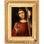 Artista lombardo, XVI secolo, Christus, der das Kreuz trägt
