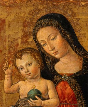 Piermatteo d'Amelia (neimodi_di) (Amelia vers 1445-Amelia ? vers 1510), Vierge à l'enfant